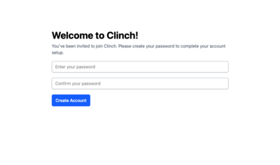 Welcome Screen